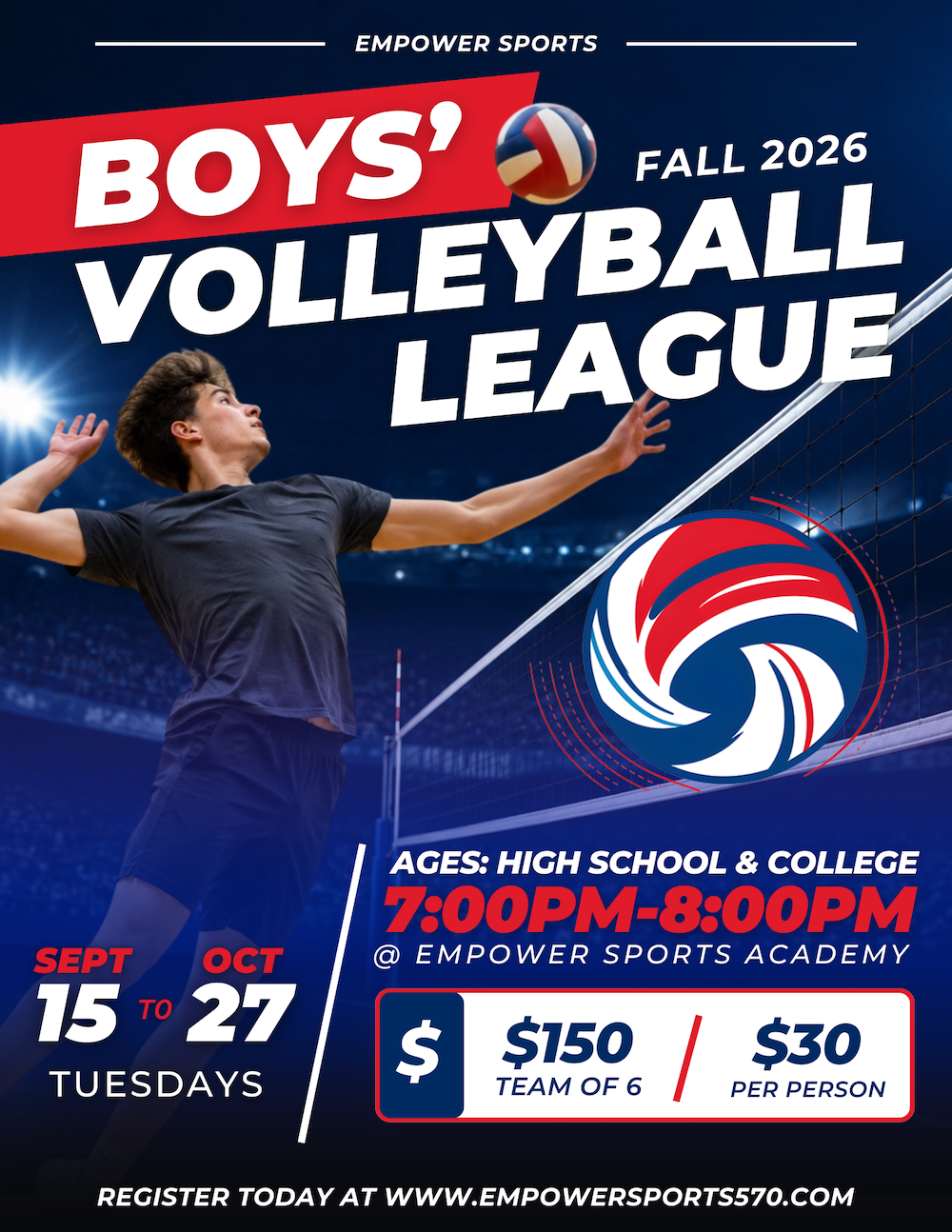 Empower Boys Vball League Empower Boys Vball League