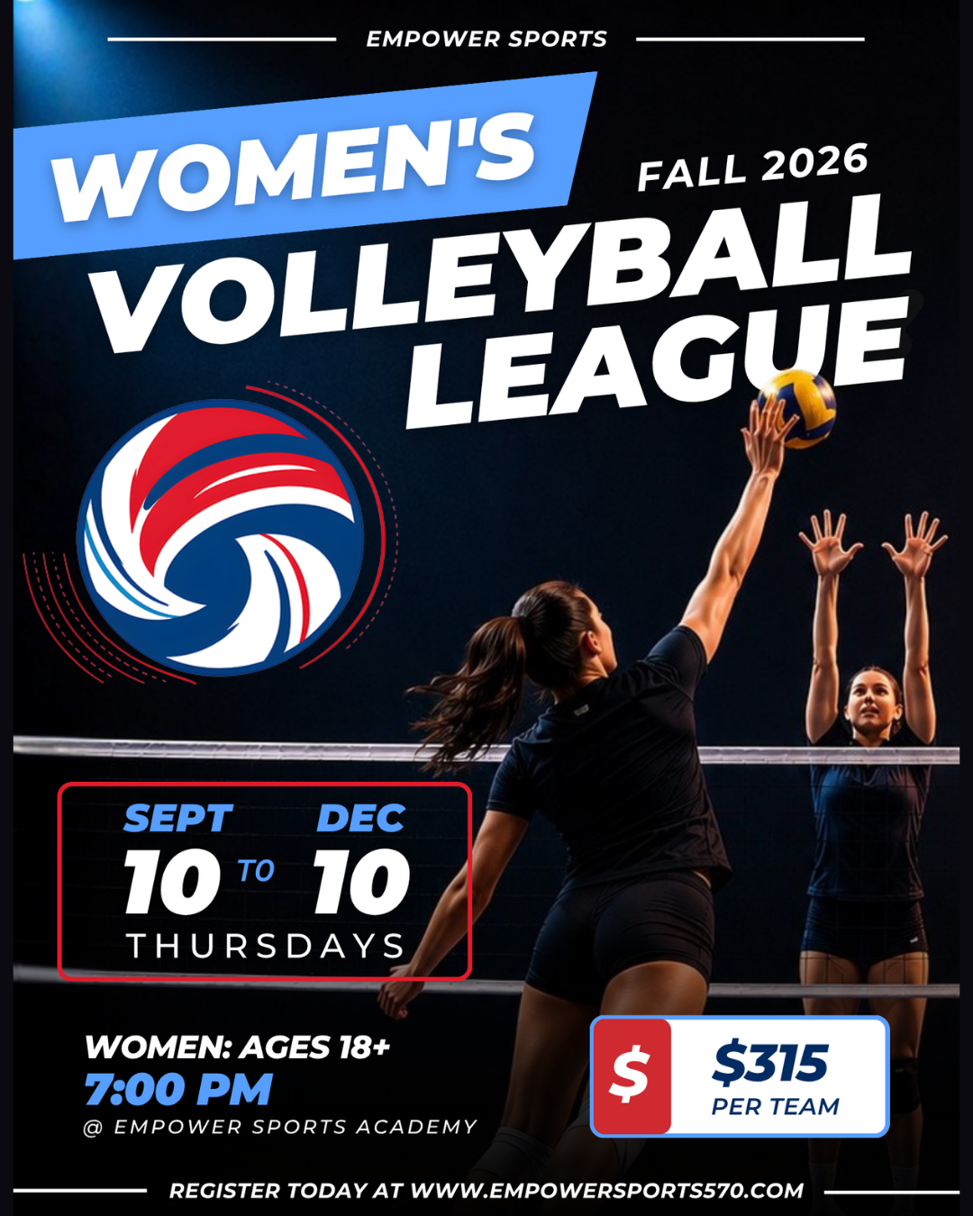 women's league flyer