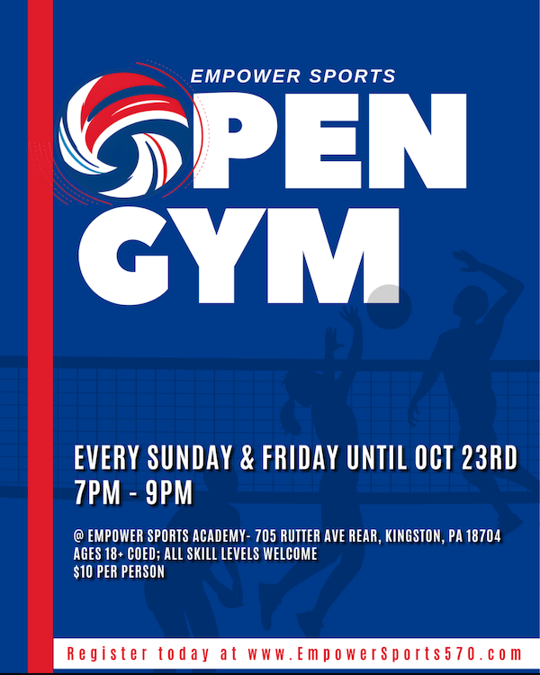 Open gym flyer